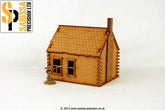 North American Log Cabin - Stone Chimney